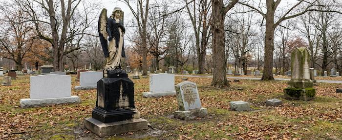 Professional headstone cleaning service in Indiana cemetery