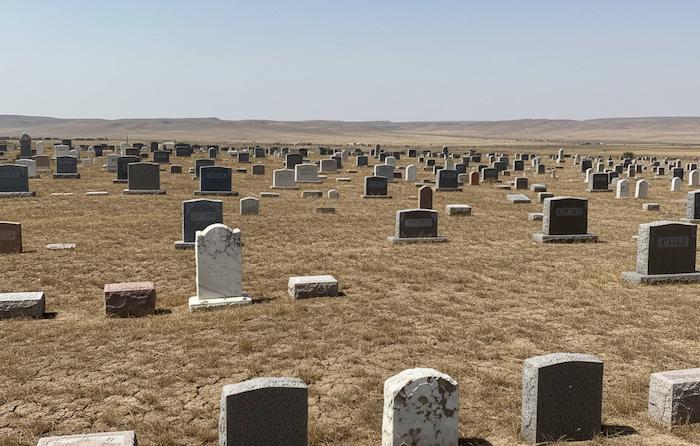 Professional headstone cleaning service in Texas cemetery