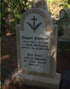 Headstone in Texas after cleaning