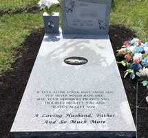 Ledger marker monument example