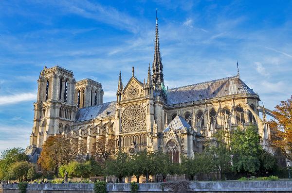 Notre-Dame Cathedral in Paris - a famous example of historical monument restoration.