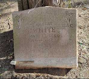 Unreadable faded inscriptions on Robert White's headstone before lettering restoration