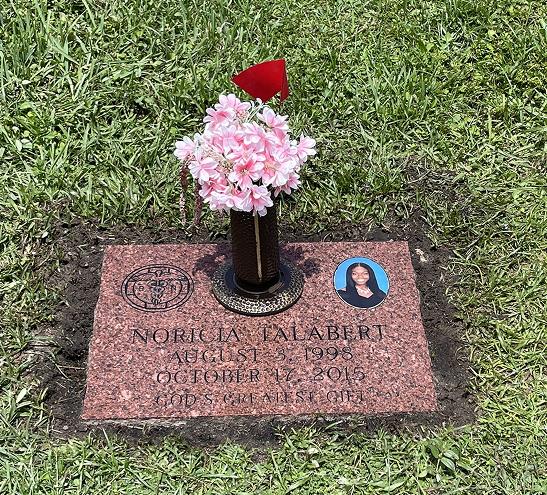 Full headstone renewal for a headstone monument in Florida / After