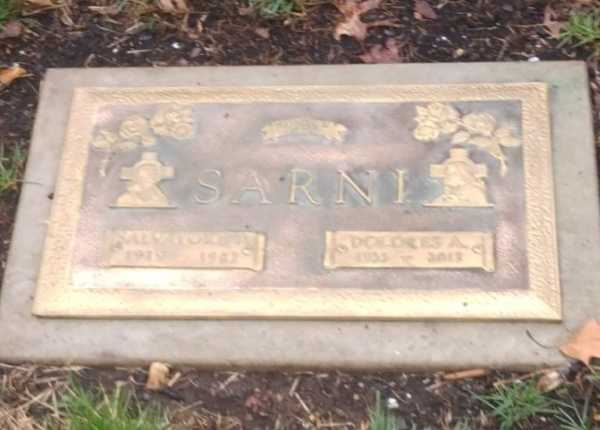 Cleaning and repainting of a metal flush grave marker in New Jersey | Before