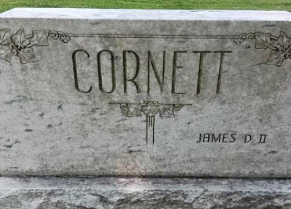 Deep cleaning and additional scrubbing for upright double-sided limestone headstone in Indiana | Before