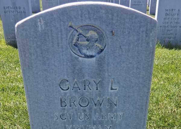 Granite upright monument and concrete bevel marker, wet and deep cleaned and repainted in Arizona | Before