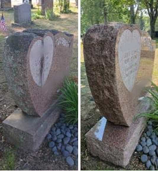 Gentle, stone-safe grave tending and maintenance for a single cemetery monument